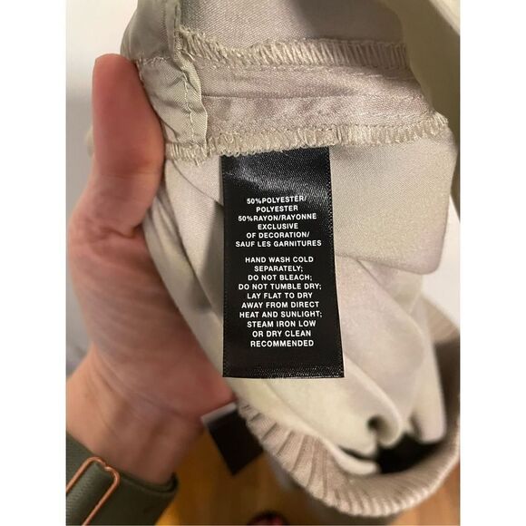 Lafayette 148 New York Barclay Charm Pants in khaki size 3X NWT - Picture 14 of 14